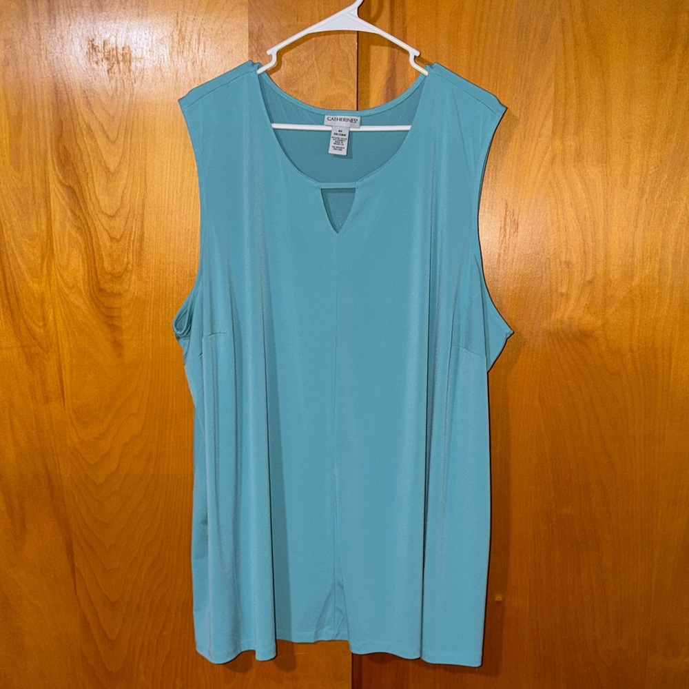 Catherines Women's Tank Top - Teal